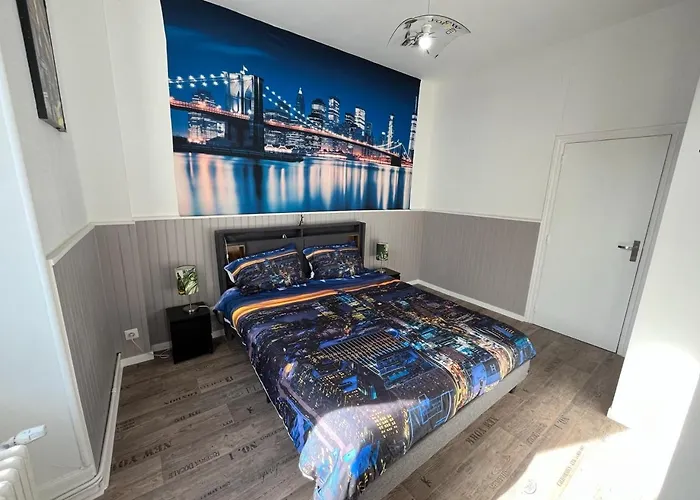 Les Roitelets New York - T2 Avec Mezzanine - Thème New York - Entièrement Neuf - Classé 3 étoiles - Proche Centre-ville&thermes - Confort - Ménage Et Linge De Maison Inclus Apartamento *