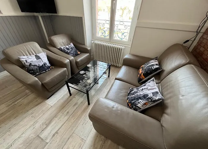 Apartamento Les Roitelets New York - T2 Avec Mezzanine - Thème New York - Entièrement Neuf - Classé 3 étoiles - Proche Centre-ville&thermes - Confort - Ménage Et Linge De Maison Inclus La Bourboule