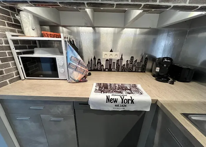 Apartamento Les Roitelets New York - T2 Avec Mezzanine - Thème New York - Entièrement Neuf - Classé 3 étoiles - Proche Centre-ville&thermes - Confort - Ménage Et Linge De Maison Inclus *