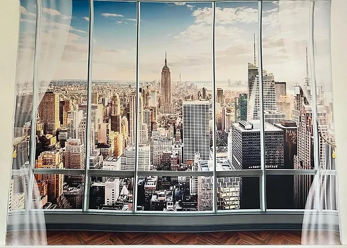 Les Roitelets New York - T2 Avec Mezzanine - Thème New York - Entièrement Neuf - Classé 3 étoiles - Proche Centre-ville&thermes - Confort - Ménage Et Linge De Maison Inclus Apartamento